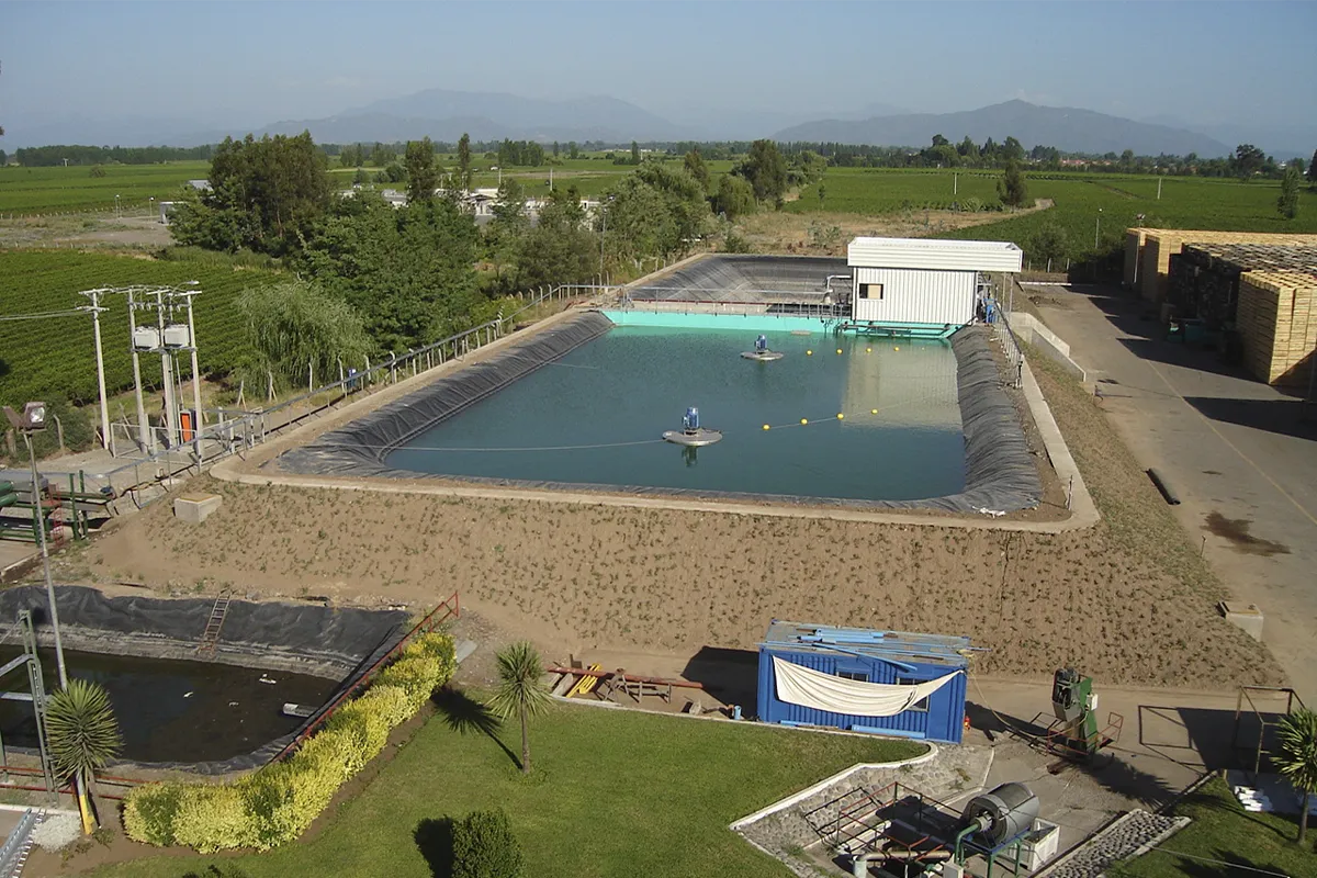 Planta de Tratamiento de Riles, agroindustrial IANSA, Molina
